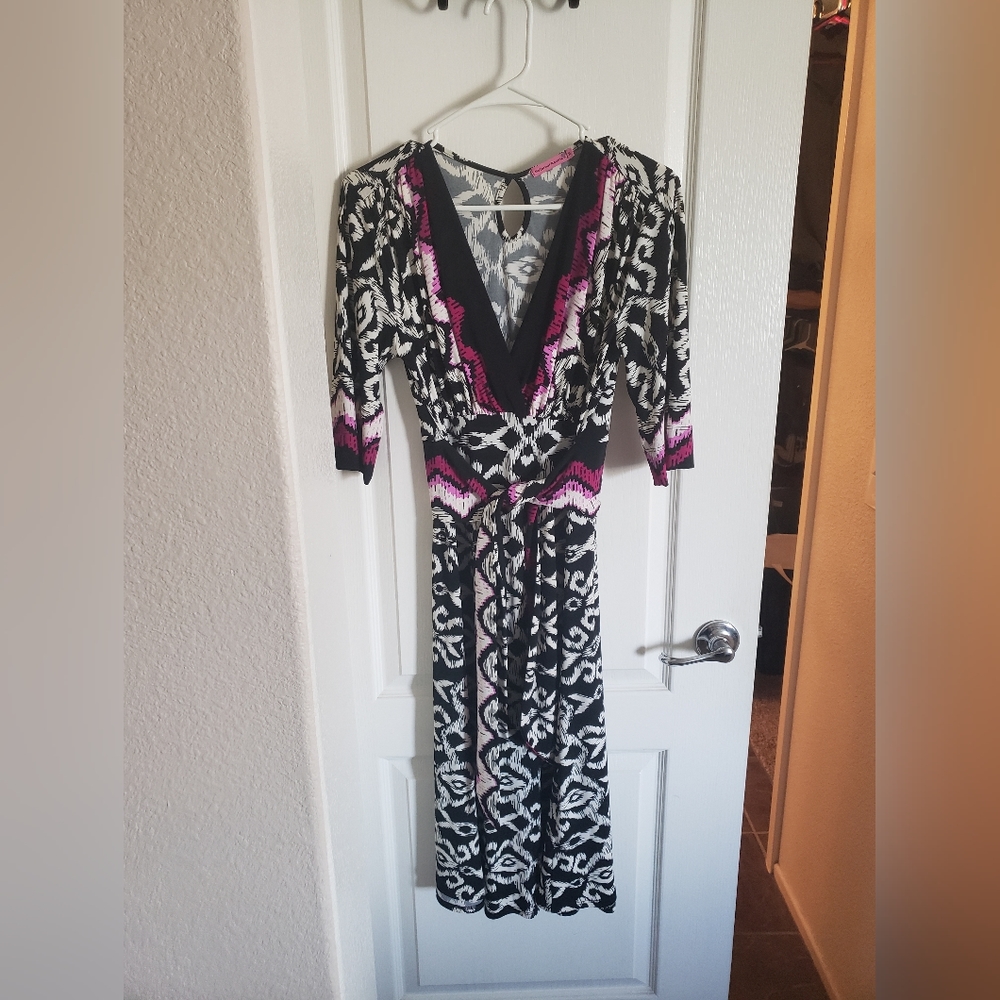Maternal America Wrap Midi Dress Medium